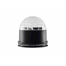 EUROLITE LED BCW-4 Kompakt spejlkugleeffekt med en LED-ring.