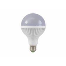 OMNILUX LED GM-10 E-27 LED-effektlampen "Nice Flower" oplyser huset i farvestrålende lys.