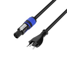 Power Cable - Neutrik powerCON® x SEV M12 - 1.5 m - Adam Hall Cables