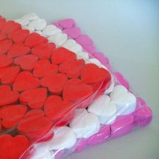 Confetti-World hjerter i papir i flere farver - biologisk nedbrydelige