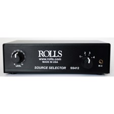ROLLS SS412 Source Selector - Audio Source Selector - 4 in - 1 out