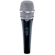 Shure PG57 Instrument mikrofon med afbryder.