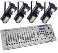 I kategorien finder du Komplet musikstyret lysshow, scanner pack og PC styret systemer