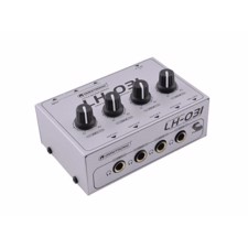 OMNITRONIC LH-031 4-channel headphone amplifier, RCA and 6.3 mm jack