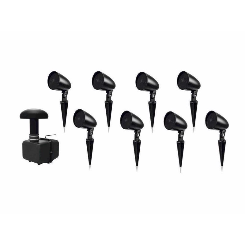 OMNITRONIC Set GSUB-8 In-Ground Subwoofer + 8x PS-2.5GS Projecto