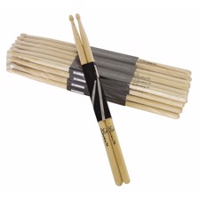 1 sæt 5A trommestikker. Ahorn <br>Dimavery DDS-5A