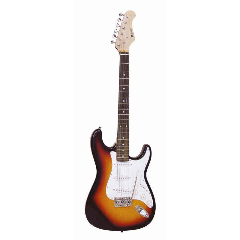 Elguitar - Strat style.<br>Dimavery ST-203. Sunburst