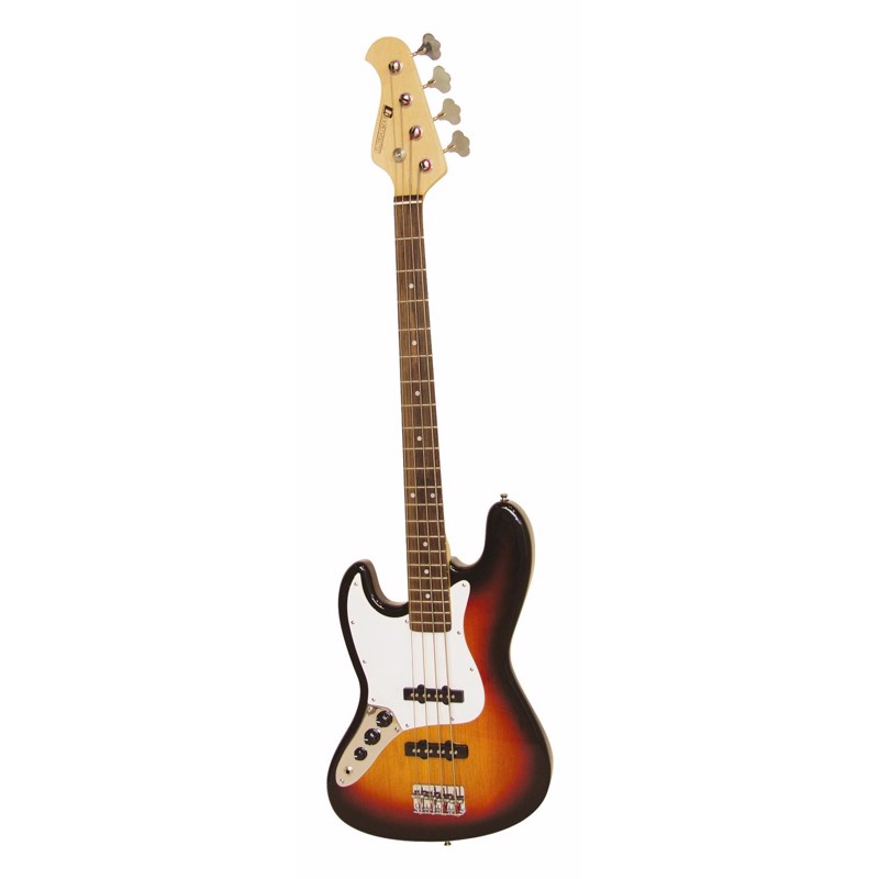 El bas. Venstre. Sunburst<br>Dimavery JB-302
