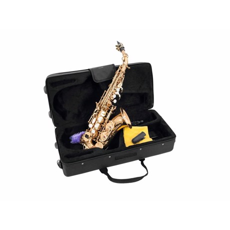 Bb Sopran Saxofon. Guld<br>Dimavery SP-20