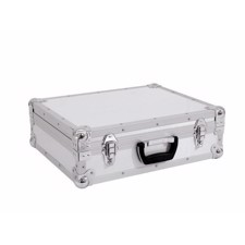 Flightcase kuffert med plukskum. <br>Alu. 52 x 42 x 17 cm.