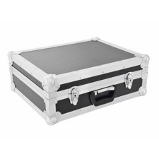 Flightcase kuffert med skillerum <br>Sort. 52,5 x 42,5 x 20,5 cm.