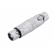 Neutrik adapter 3 pol XLR hun til 3 pol XLR hun - NA3FF