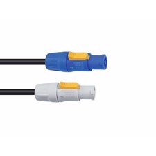 Neutrik Powercon link gummikabel. 2.5mm². 3 meter