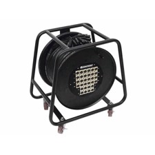 Omnitronic stagebox. 24 input/ 8 output. 30 meter på kabelrulle