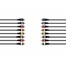 Omnitronic kabel pisk. 8 x phono til 8 x phono. 15 meter