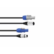 SOMMER CABLE Combi Cable DMX PowerCon/XLR 2.5m