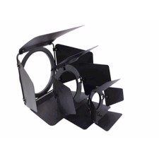 Barndoors til PAR-38 spot. Sort