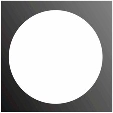 Filter ramme til PAR-46 spot. Sort