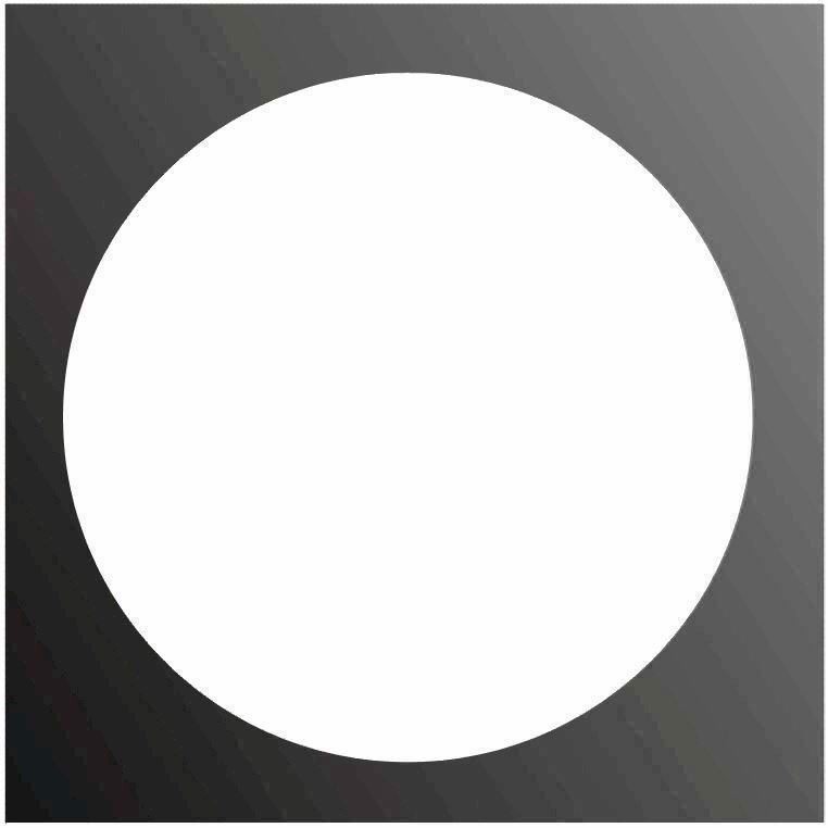 Filter ramme til PAR-46 spot. Sort