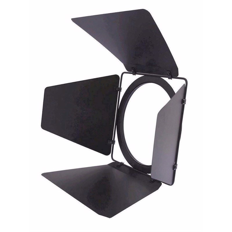 Barndoors til PAR-64 spot. Sort