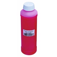 UV-aktiv stempelblæk 250 ml. Transparent rød