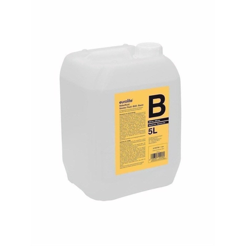  Røgvæske "B2D" Medium Røg - Medium Hængetid. 5 Liter