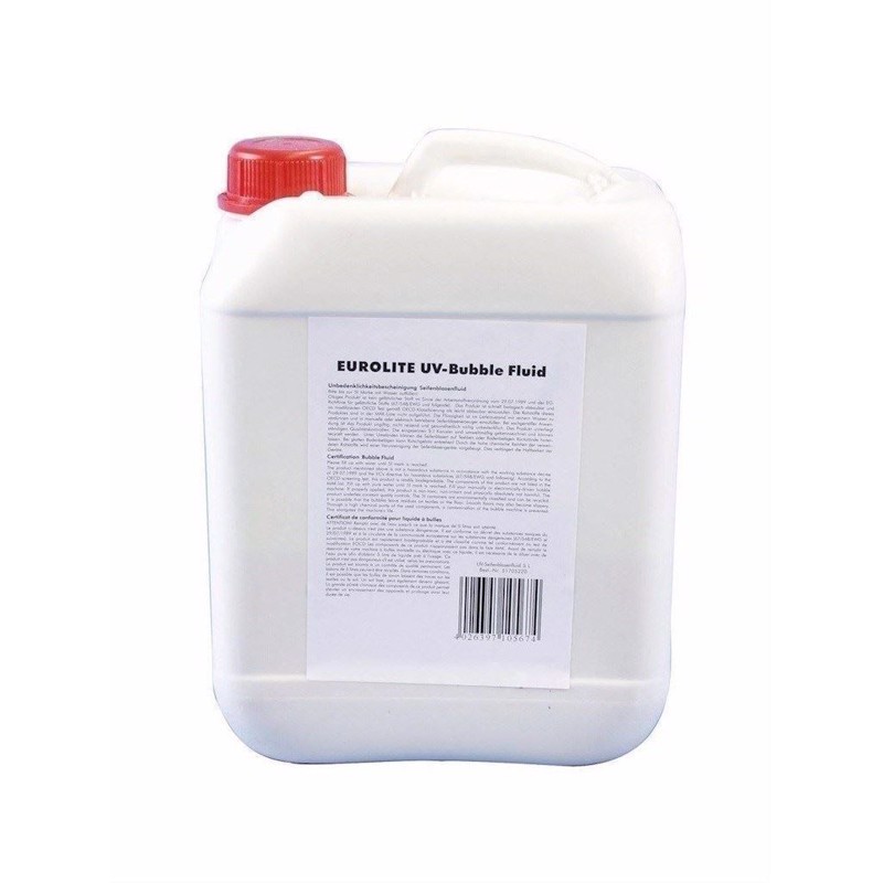 UV Sæbeboblevæske. 5 Liter. Gul