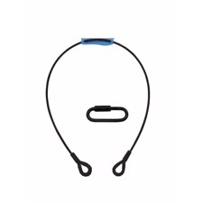 Sikkerheds wire B 6x1000mm Op til 35kg sort