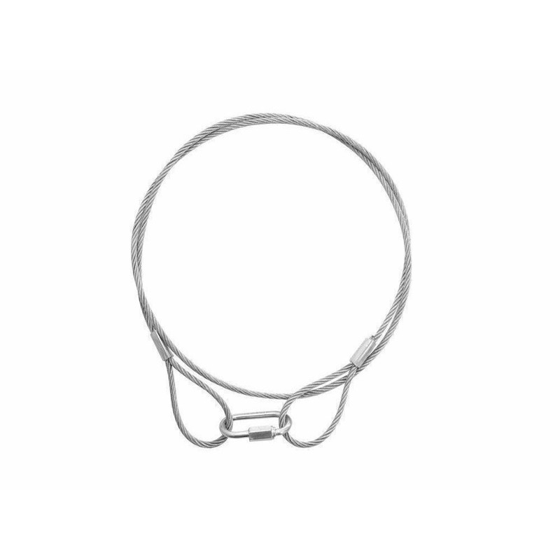 Sikkerhedswire 3 mm. 90 cm. Max. 50 kg