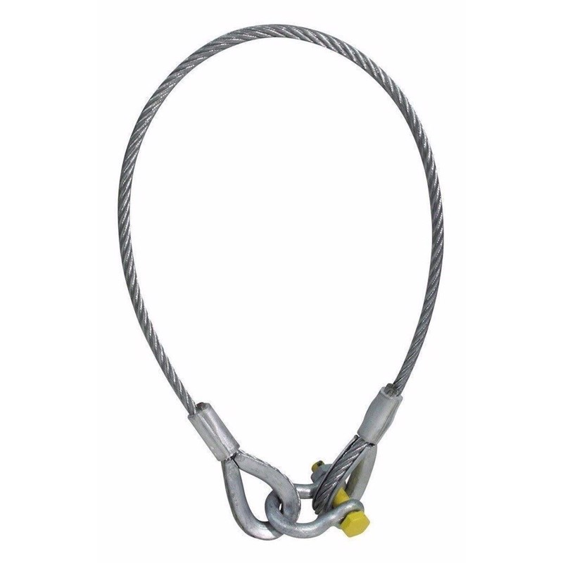 Eurolite Lifting rope 1500x10mm w. shackle -400kg