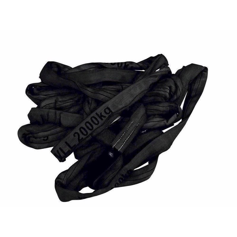 SHZ Rundsling. 1 meter/ 2000 Kg. Sort