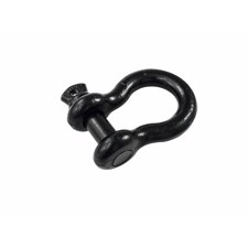 SAFETEX Shackle 22mm black with Screwbolt, Max load 6.5 t
