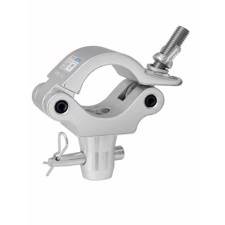 Halfcoupler til 50 mm. rør. Med Alutruss QL-ET+E-GL kobling. Max. 500 Kg