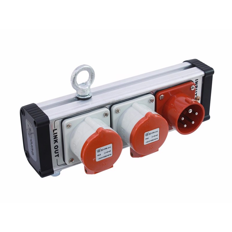 Eurolite SAB-162 16 A CEE Split boks med sikkerhedsøje