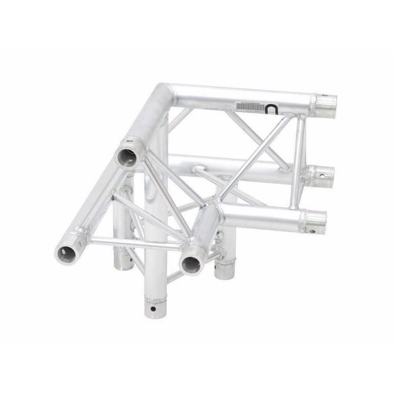 Alutruss 6082 Trekant Truss.  3-vejs hjørne (AL-31). 90°. 50 cm. Højre