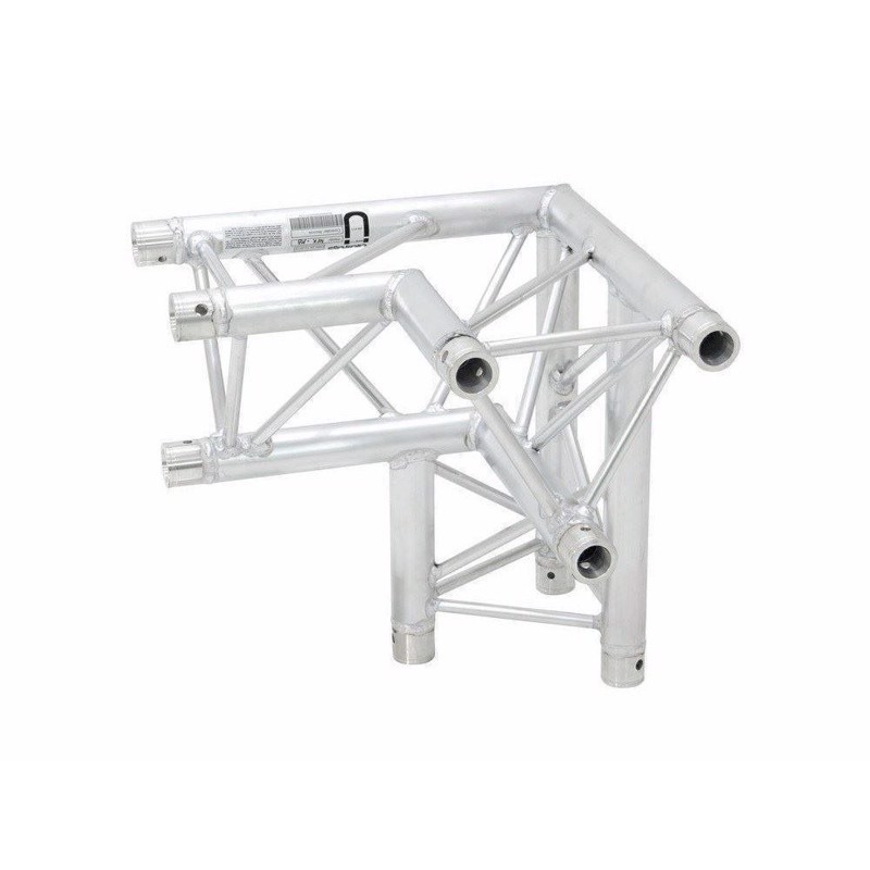 Alutruss 6082 Trekant Truss.  3-vejs hjørne (AL-33). 90°. 50 cm. Højre