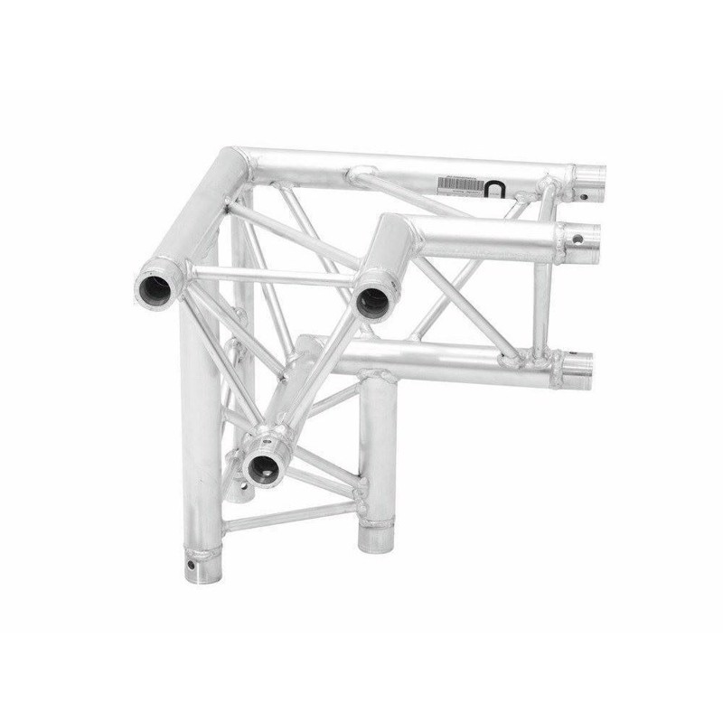 Alutruss 6082 Trekant Truss.  3-vejs hjørne (AL-34). 90°. 50 cm. Venstre