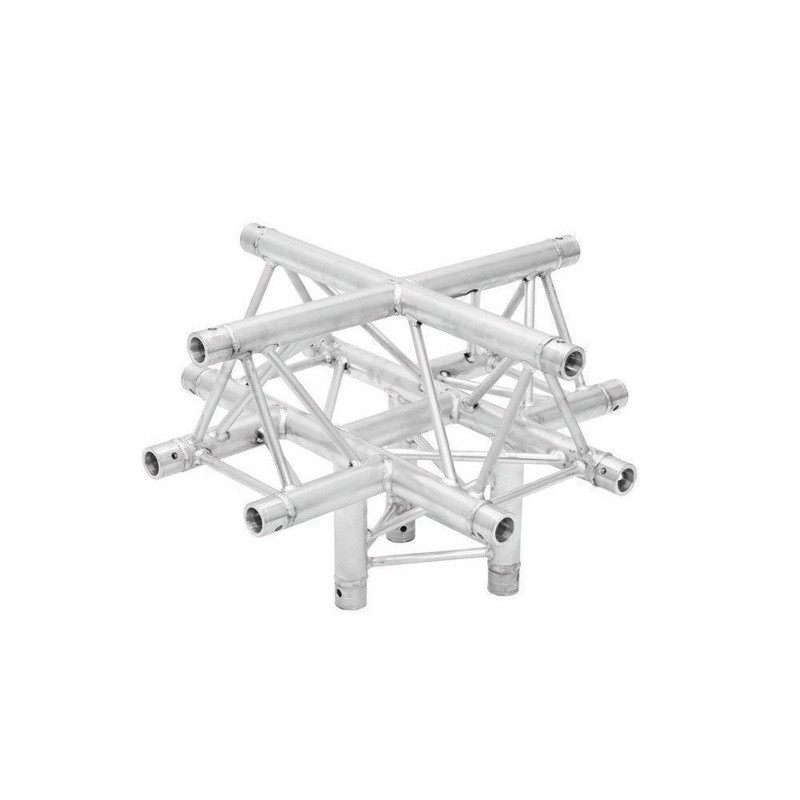 Alutruss 6082 Trekant Truss. 5-vejs kryds (AC-52). 90°. 71/50 cm.