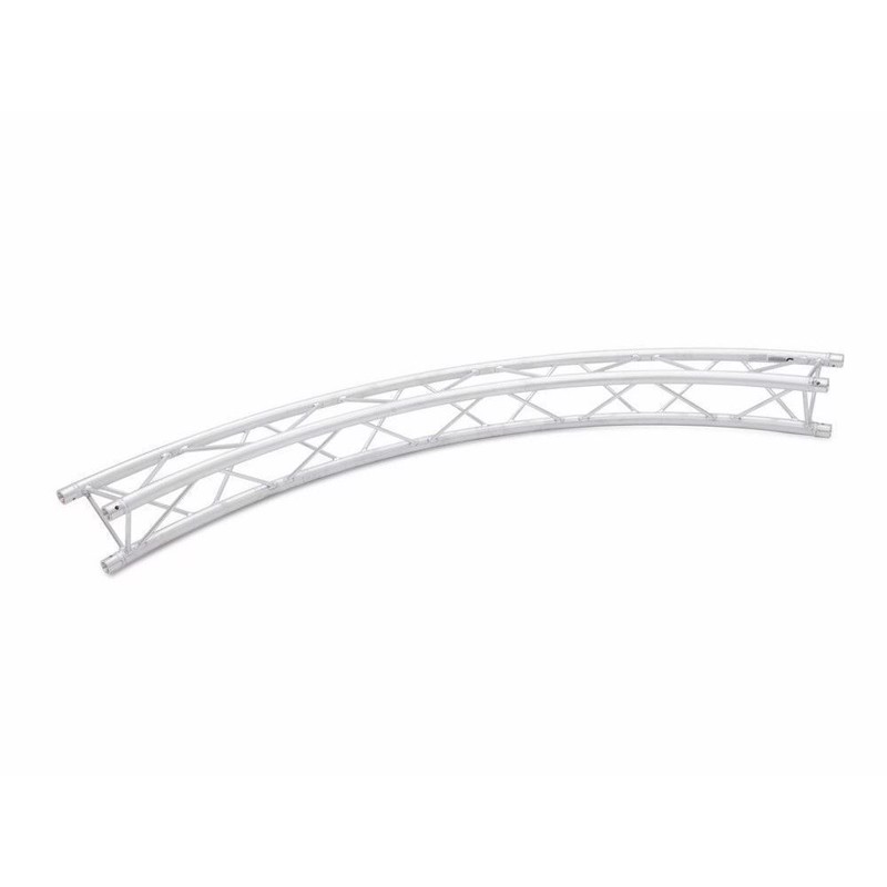 Alutruss 6082 Trekant Truss. Element til cirkel Ø 3 meter. Spids op eller ned. 90°