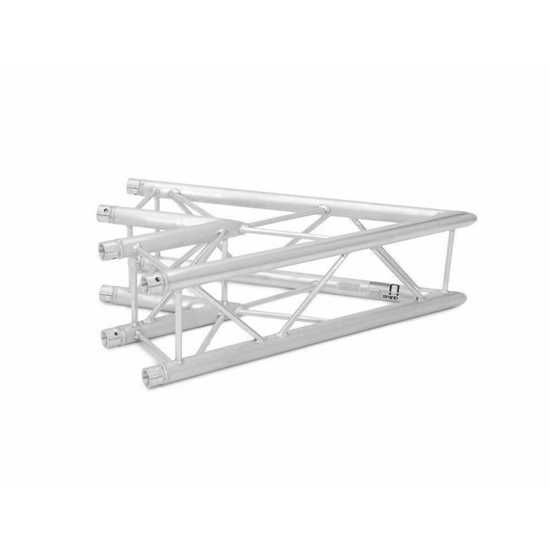 Alutruss 6082 Firkant Truss. 2-vejs hjørne. 45°. 1 meter