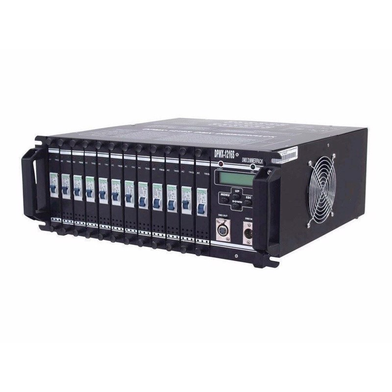 Eurolite DPMX-1216 S DMX Dæmper til 12 x schuko udtag