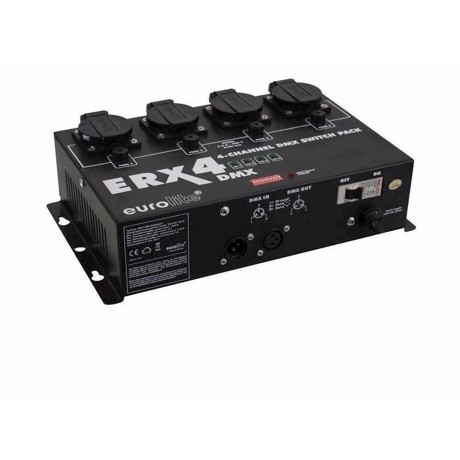 EUROLITE ERX-4 DMX Switch Pack, 5 Amp pr. kanal