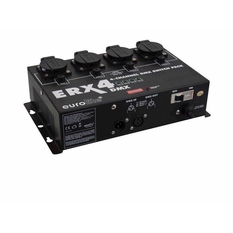 Eurolite ERX-4 DMX Switch Pack, 5 Amp pr. kanal