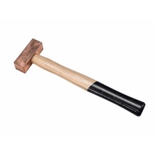 Kobber hammer. 500 gram. Skaft 31 cm. Perfekt til truss 