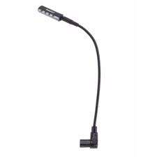 LED svanehalslampe. 90° vinkel XLR.