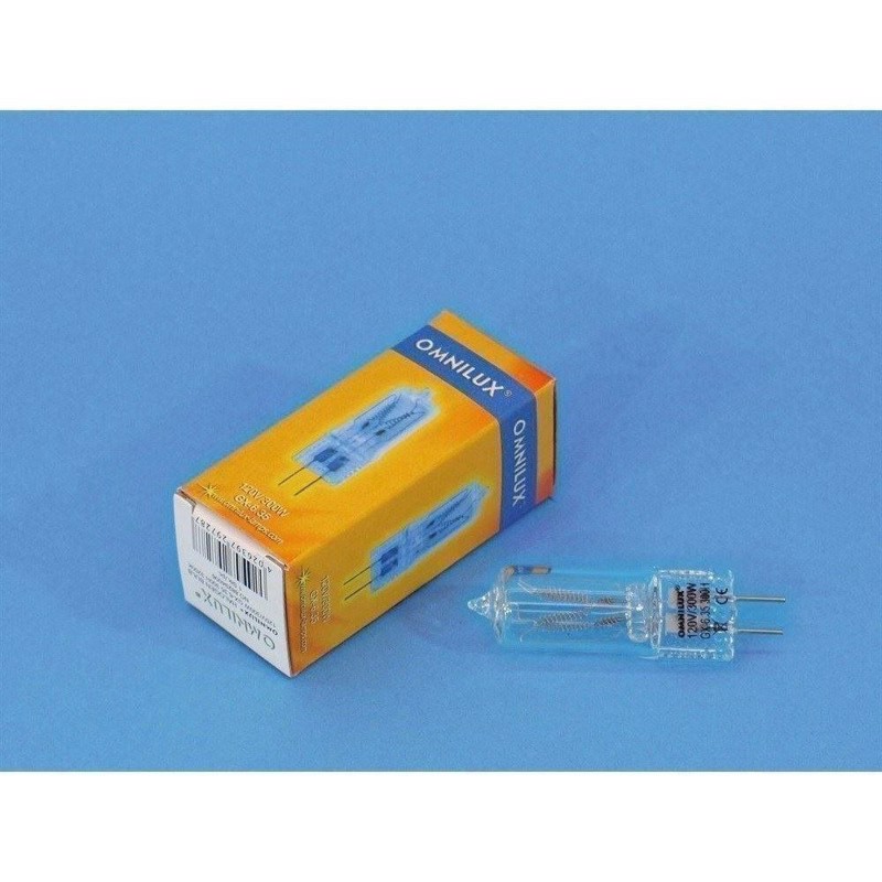 Halogenpære GX-6.35. 120V/ 300W. 300h. 3200K