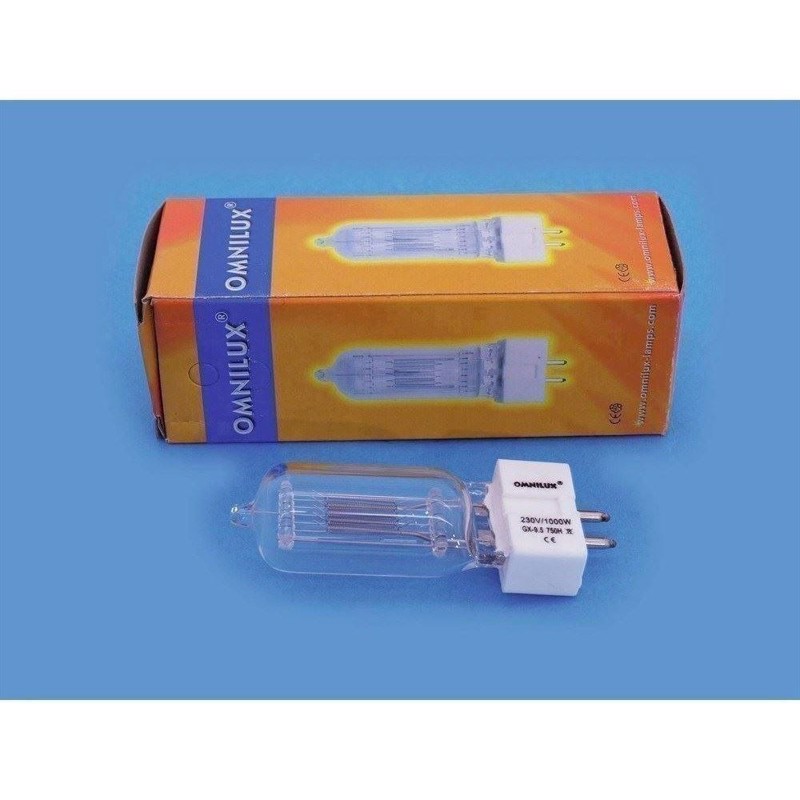 OMNILUX 230V / 1000W GX-9.5 750h 3200K