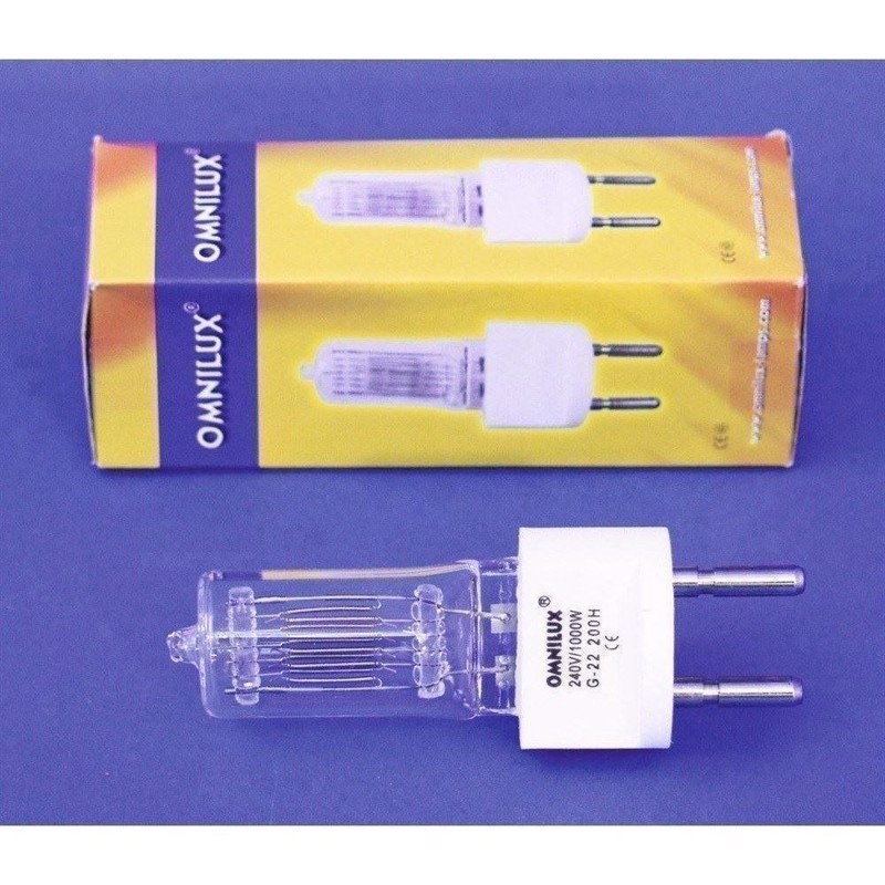 OMNILUX 240V / 1000W G-22 200h 3200K