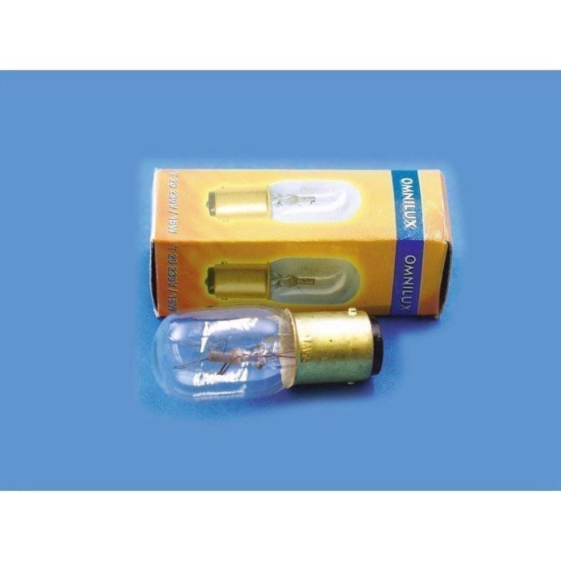 OMNILUX T20 230V / 15W BA 15d 1000h