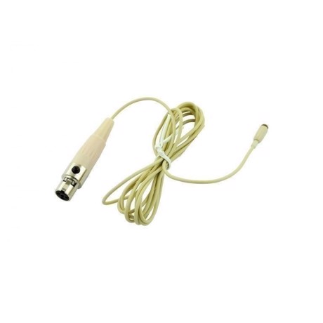 Audac kabel til CMX705, 725, AKG 3-pin mini XLR, Beige